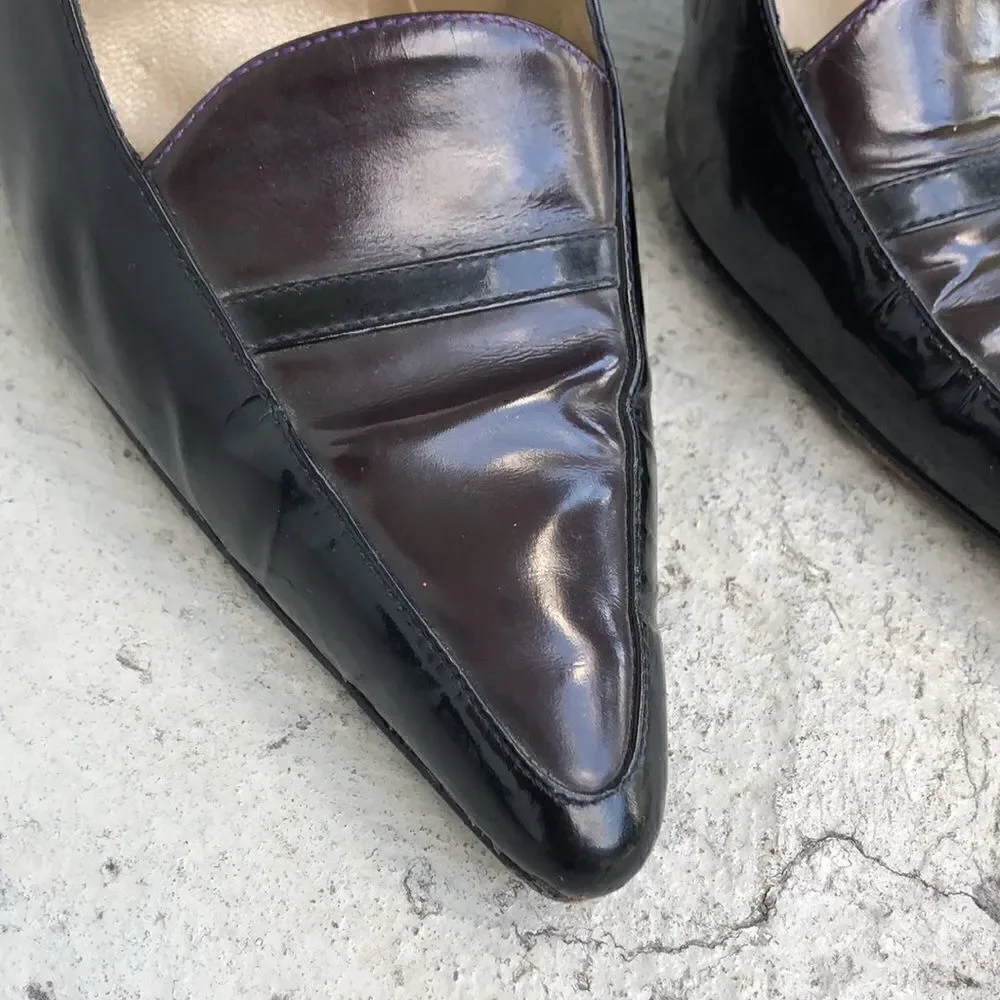 Vintage Gianni Versace’s patent leather heels